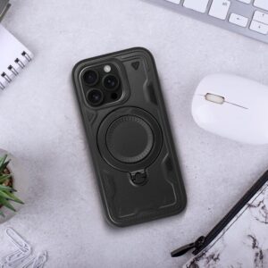 iPhone case with ring stand — rear view