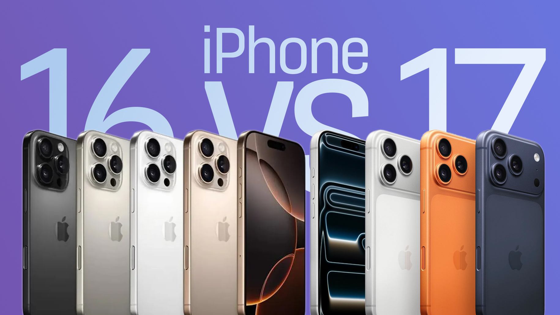 iPhone 16 vs 17 – сравнение, которое поможет тебе выбрать подходящую модель