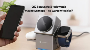 Ładowarka bezprzewodowa z telefonem i zegarkiem