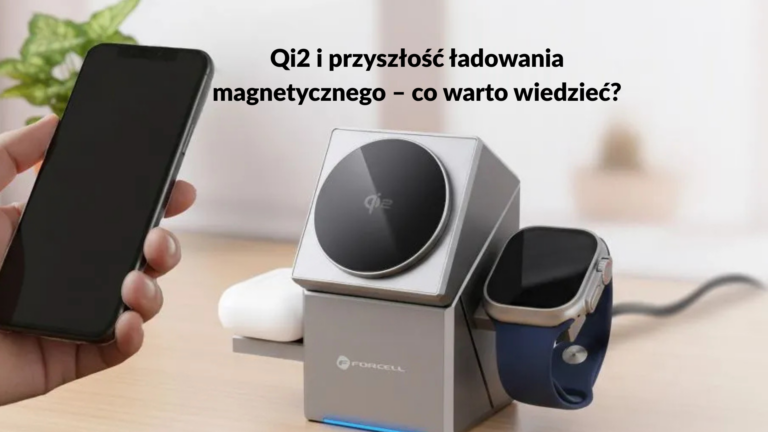 Ładowarka bezprzewodowa z telefonem i zegarkiem