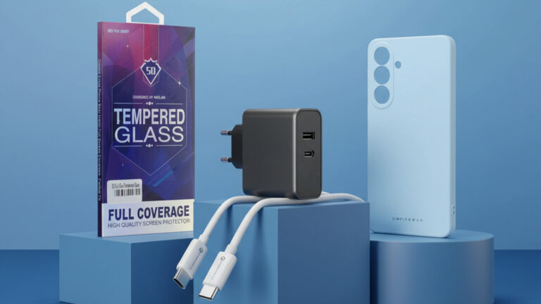 Szkło hartowane Full Coverage, ładowarka sieciowa i akcesoria do Samsung Galaxy S26