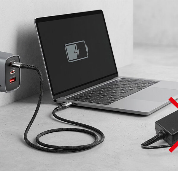 Koniec ery zasilaczy do laptopów. Jak przekonać klienta do małych ładowarek i zwiększyć sprzedaż w punkcie GSM? - Mała ładowarka do laptopa!